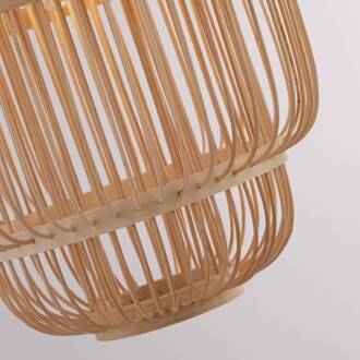 Searchlight X Vloerlamp Java, bamboe zwart, hout