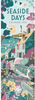 Seaside Days Slim Calendar 2025 - Calendars, Carousel