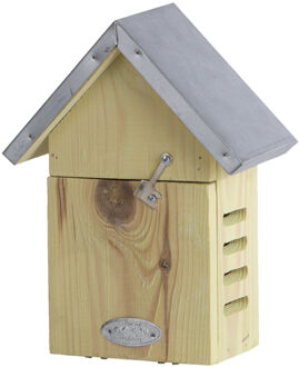 Season Deco Insectenhotel/insecten nestkastje - 10 x 17 x 23 cm - Hout - lieveheersbeestjes overwinteren