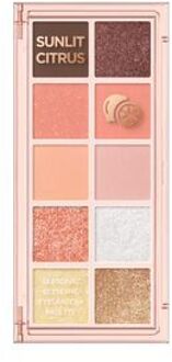 Seasonal Blending Eyeshadow Palette - 6 Types #04 Sunlit Citrus