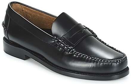 Sebago Klassieke Zwarte Platte Schoenen voor Mannen Sebago , Black , Heren - 44 1/2 Eu,42 1/2 Eu,40 1/2 EU