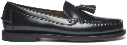 Sebago Zwarte platte schoenen Sebago , Black , Dames - 38 EU