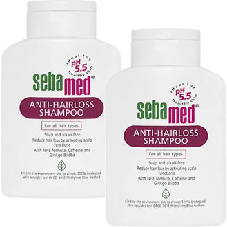 Sebamed Anti Hair Loss Shampoo 400ml x 2 Piece Extract Treatment Essence Soften Darkening Unisex