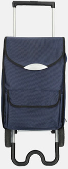 Secc boodschappentrolley donkerblauw