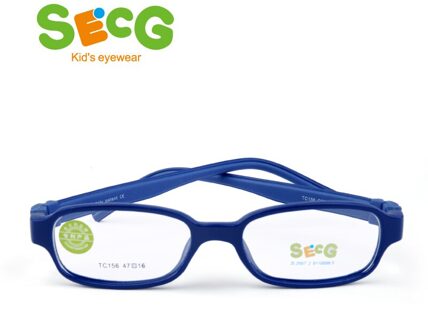 SECG Vierkante Afneembare Zachte Kids Brilmontuur Flexibele Studenten Effen Siliconen Kinderen Bril Optische Brillen Lunette C22