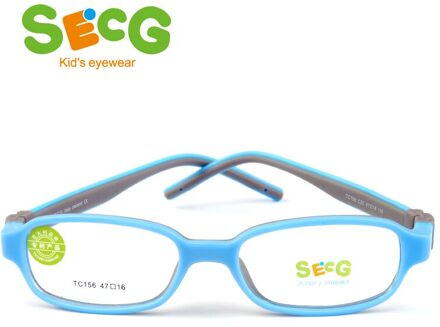 SECG Vierkante Afneembare Zachte Kids Brilmontuur Flexibele Studenten Effen Siliconen Kinderen Bril Optische Brillen Lunette C32
