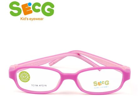 SECG Vierkante Afneembare Zachte Kids Brilmontuur Flexibele Studenten Effen Siliconen Kinderen Bril Optische Brillen Lunette C39