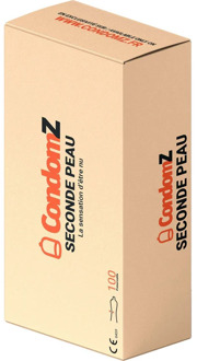 Seconde Peau 100 Condooms Transparant - 53 (omtrek 11-11,5 cm)