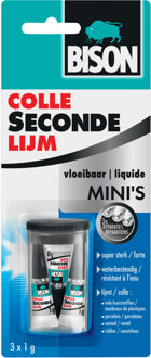 secondelijm - 3 tubes