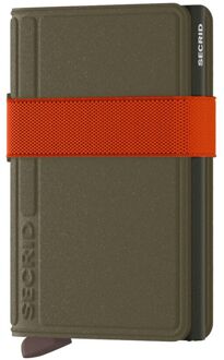 Secrid Bandwallet Liba green orange pasjeshouder Multicolor - H 10.2 x B 7 x D 2.5 cm