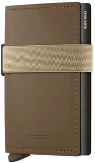 Secrid Bandwallet Matte earth-beige pasjeshouder - H 10.2 x B 6.8 x D 1.6 cm