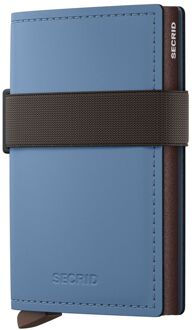 Secrid Bandwallet Matte steel blue-brown pasjeshouder Multicolor - H 10.2 x B 6.8 x D 1.6 cm
