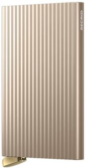 Secrid Cardprotector Fluted cashmere pasjeshouder Beige - H 10.2 x B 6.3 x D 0.8 cm