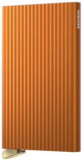 Secrid Cardprotector Fluted orange pasjeshouder Oranje - H 10.2 x B 6.3 x D 0.8 cm