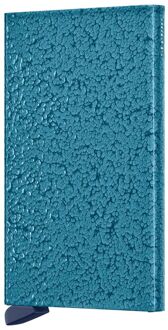 Secrid Cardprotector Hammered azure pasjeshouder Blauw - H 10.2 x B 6.3 x D 0.8 cm