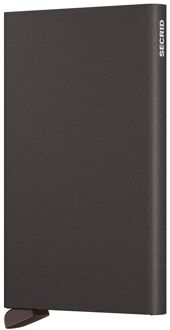 Secrid Cardprotector Powder brown pasjeshouder Bruin - H 10 x B 6.3 x D 1.2 cm