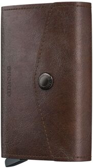 Secrid Envelope Vintage chocolate portemonnee Bruin - H 10,2 x B 7,1 x D 2,7 cm