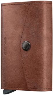 Secrid Envelope Vintage cognac portemonnee - H 10,2 x B 7,1 x D 2,7 cm