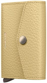 Secrid Envelope Vintage Pebble butter yellow portemonnee Geel - H 10,2 x B 7,1 x D 2,7 cm