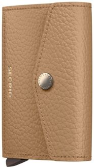 Secrid Envelope Vintage Pebble cappuccino portemonnee Bruin - H 10,2 x B 7,1 x D 2,7 cm