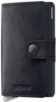 Secrid Miniwallet Basco ink pasjeshouder Blauw - H 10.2 x B 7 x D 2.5 cm