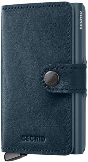 Secrid Miniwallet Basco teal pasjeshouder Groen - H 10.2 x B 7 x D 2.5 cm