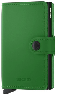 Secrid Miniwallet bright green Dames portemonnee Groen - H 10.2 x B 6.5 x D 2.1