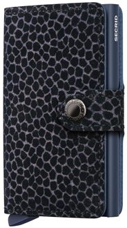 Secrid Miniwallet Giraffina blue Dames portemonnee Multicolor - H 10.2 x B 6.5 x D 2.1