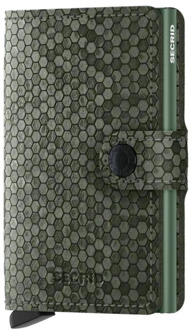 Secrid Miniwallet hexagon green Print / Multi - One size