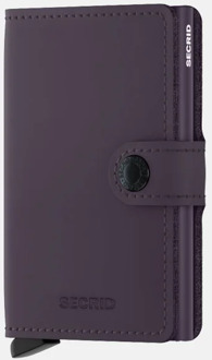 Secrid Miniwallet matte dark purple Paars