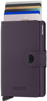 Secrid Miniwallet matte dark purple Paars
