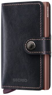 Secrid Miniwallet Mirum black-rose pasjeshouder Multicolor - H 10.2 x B 6.5 x D 2.1 cm