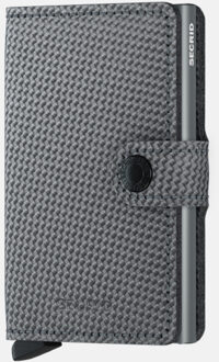 Secrid Miniwallet pasjeshouder carbon cool grey Grijs