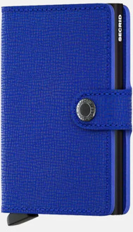 Secrid Miniwallet pasjeshouder crisple blue-black Blauw - No Size