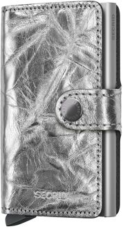 Secrid Miniwallet pasjeshouder crunch silver Zilver - No Size