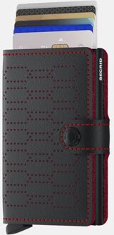 Secrid Miniwallet pasjeshouder Fuel Black-Red Zwart multi