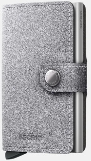 Secrid Miniwallet pasjeshouder glitter silver Zilver