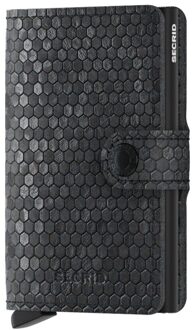 Secrid Miniwallet pasjeshouder hexagon black Zwart