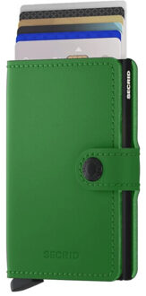 Secrid Miniwallet pasjeshouder matte bright green Groen