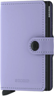 Secrid Miniwallet pasjeshouder matte lilac-black Paars