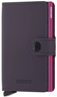 Secrid Miniwallet pasjeshouder matte purple-fuchsia Paars