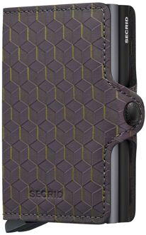 Secrid Miniwallet pasjeshouder optical grey yellow Grijs - No Size