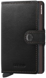 Secrid Miniwallet pasjeshouder original black-brown Zwart