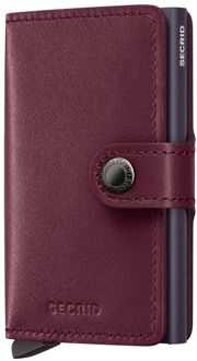 Secrid Miniwallet pasjeshouder original cranberry Rood - No Size