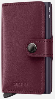 Secrid Miniwallet pasjeshouder original cranberry Rood