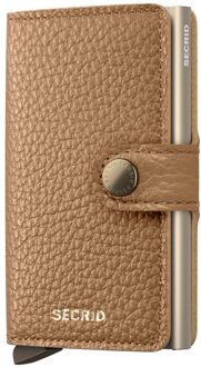 Secrid Miniwallet pasjeshouder pebble cappucino Bruin - No Size
