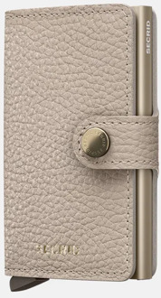Secrid Miniwallet pasjeshouder pebble latte Taupe - No Size