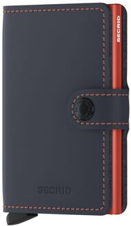 Secrid Miniwallet pasjeshouder van leer Donkerblauw - 1 maat