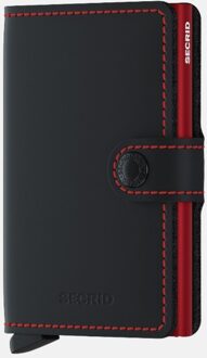 Secrid Miniwallet pasjeshouder van leer Zwart - 1 maat