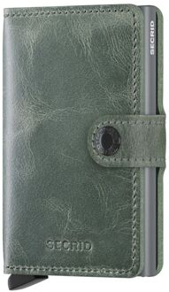 Secrid Miniwallet pasjeshouder vintage sage Groen - No Size